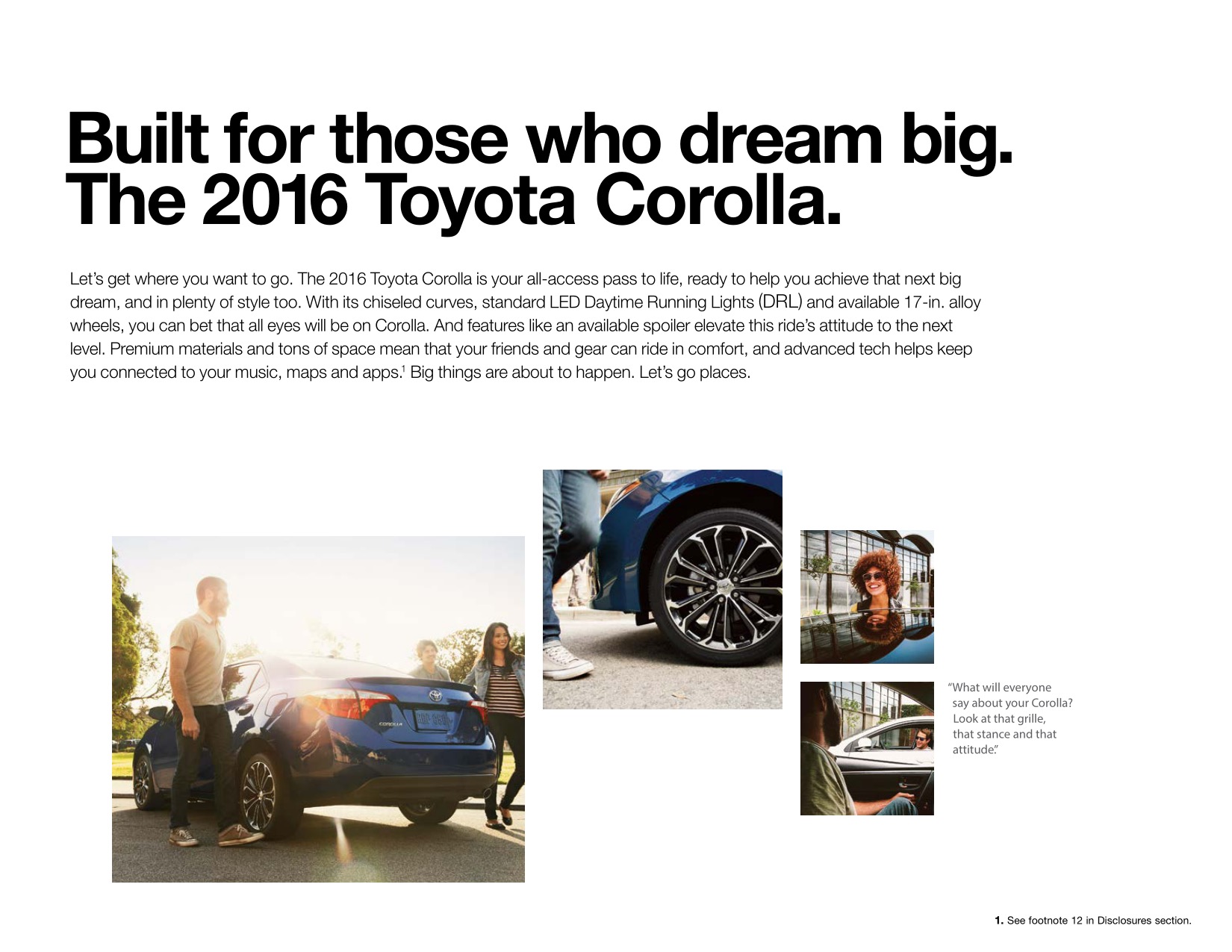 2016 Toyota Corolla Brochure Page 26